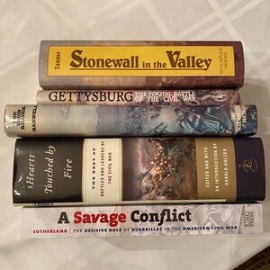 Collection of 5 books on civil war history